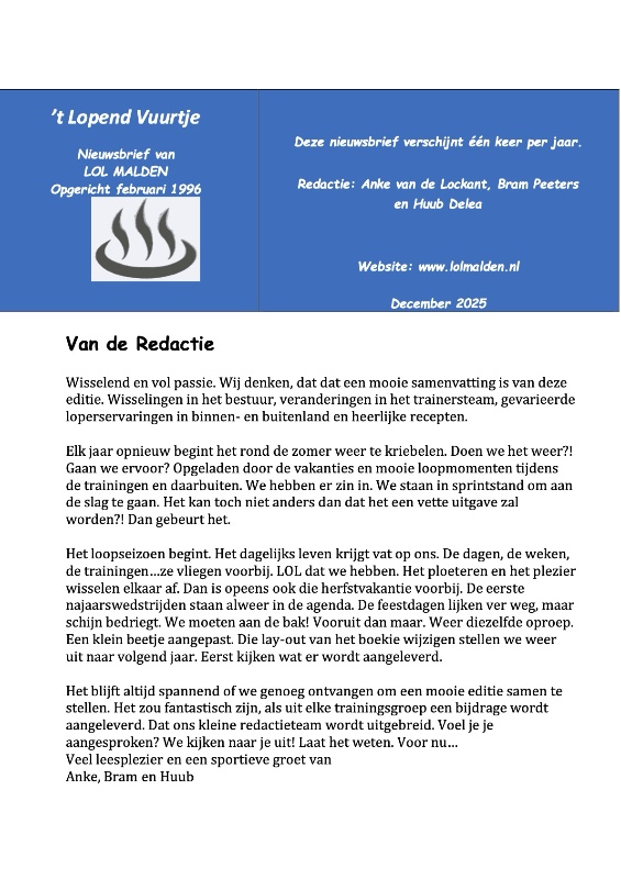 Lopend Vuurtje December 2025